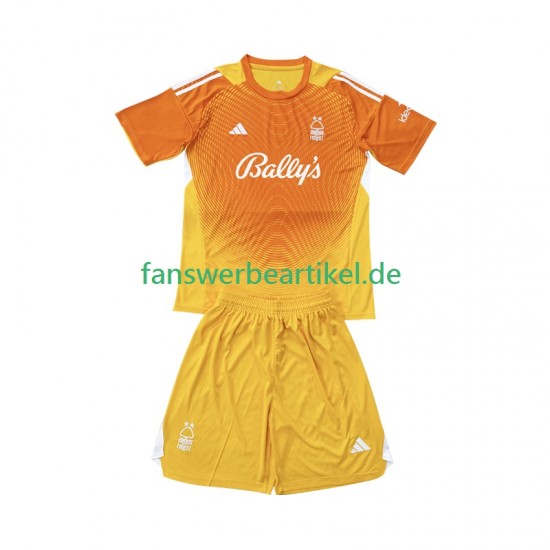 Torwart Trikot Nottingham Forest Kinder Ausweich ausrüstung 2025-2026 Kurzarm