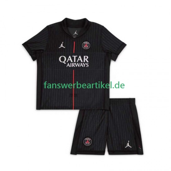 Trikot Paris Saint-Germain Kinder Viertes ausrüstung 2025-2026 Kurzarm