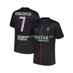 Khvicha Kvaratskhelia 7 Trikot Paris Saint-Germain Herren Viertes ausrüstung 2025-2026 Kurzarm