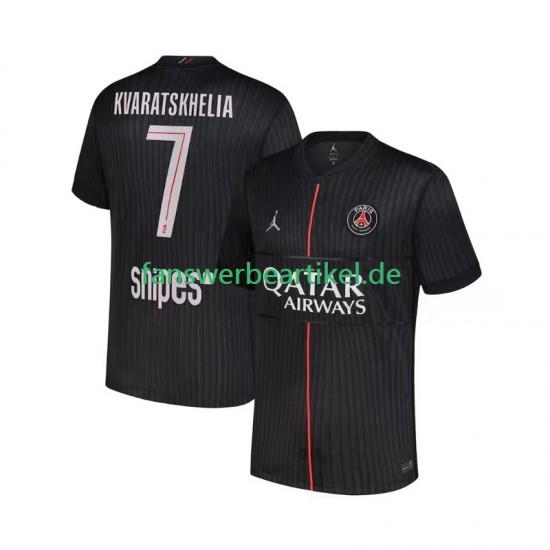 Khvicha Kvaratskhelia 7 Trikot Paris Saint-Germain Herren Viertes ausrüstung 2025-2026 Kurzarm