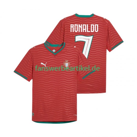 Cristiano Ronaldo 7 Trikot Portugal Herren Heimausrüstung WM 2026 Kurzarm