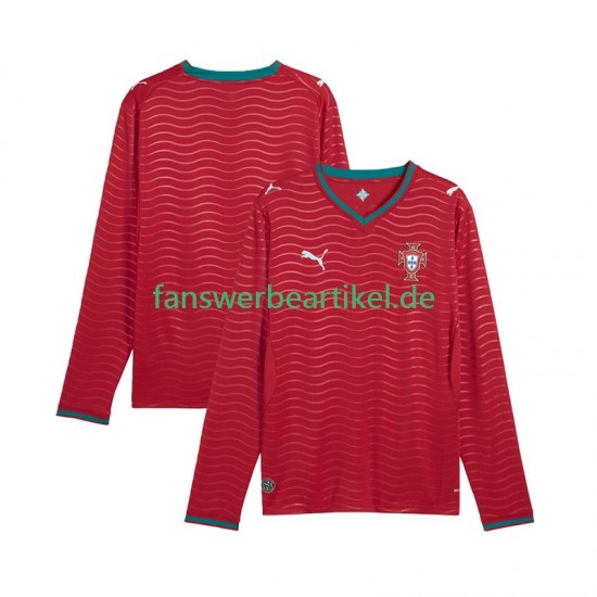 Trikot Portugal Herren Heimausrüstung WM 2026 Langarm