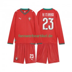 Vitinha 23 Trikot Portugal Kinder Heimausrüstung WM 2026 Langarm