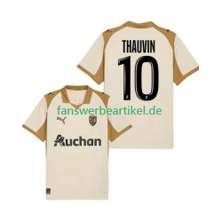 Florian Thauvin 10 Trikot RC Lens Herren Ausweich ausrüstung 2025-2026 Kurzarm