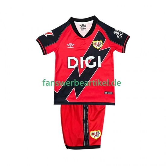 Trikot Rayo Vallecano Kinder Auswärtsausrüstung 2025-2026 Kurzarm