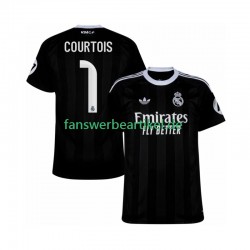 Thibaut Courtois 1 Torwart Trikot Real Madrid Herren Ausweich ausrüstung 2025-2026 Kurzarm