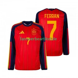 Ferran Torres 7 Trikot Spanien Herren Heimausrüstung WM 2026 Langarm