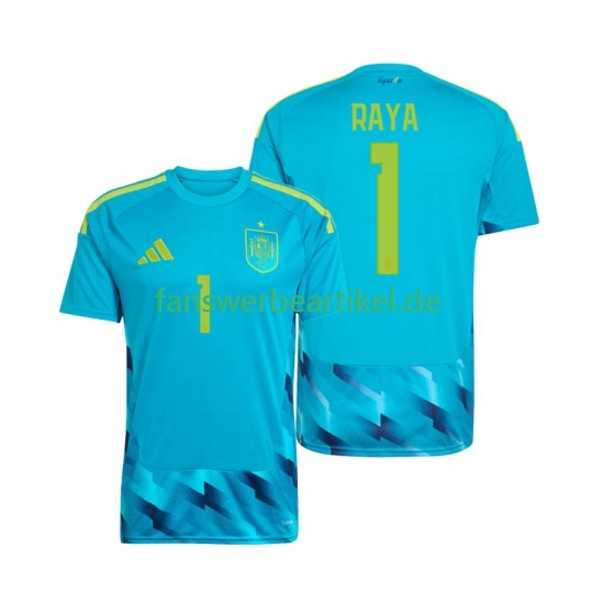 David Raya 1 Torwart Trikot Spanien Herren Heimausrüstung WM 2026 Kurzarm