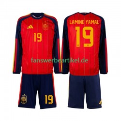 Lamine Yamal 19 Trikot Spanien Kinder Heimausrüstung WM 2026 Langarm