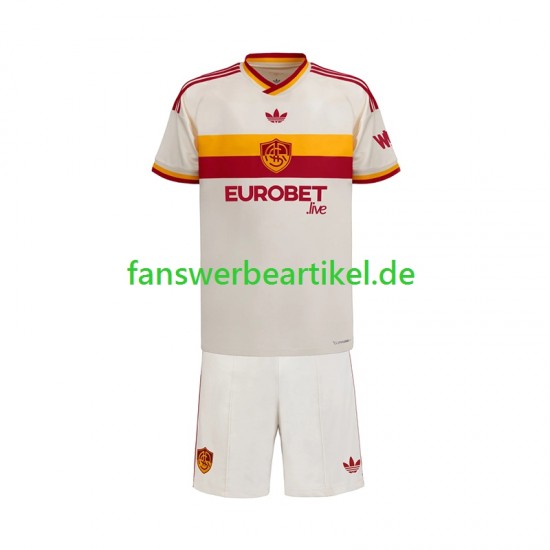 Trikot AS Rom Kinder Auswärtsausrüstung 2026-2027 Kurzarm