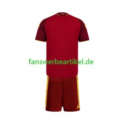 Trikot AS Rom Kinder Heimausrüstung 2026-2027 Kurzarm