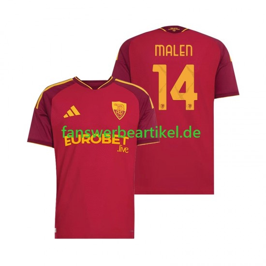 Donyell Malen 14 Trikot AS Rom Herren Heimausrüstung 2026-2027 Kurzarm