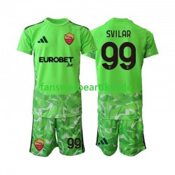 Mile Svilar 99 Torwart Trikot AS Rom Kinder Heimausrüstung 2026-2027 Kurzarm