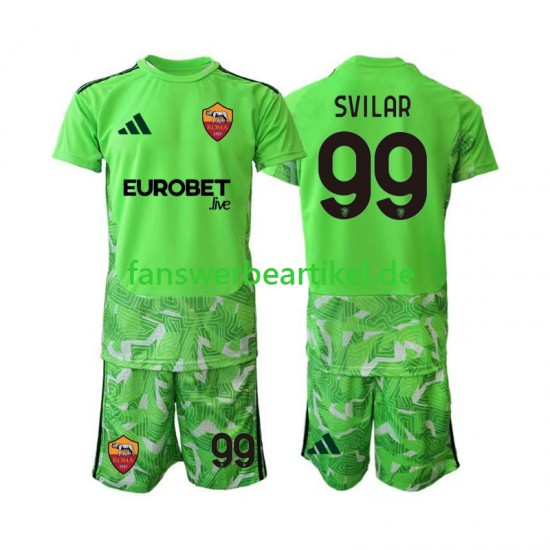 Mile Svilar 99 Torwart Trikot AS Rom Kinder Heimausrüstung 2026-2027 Kurzarm