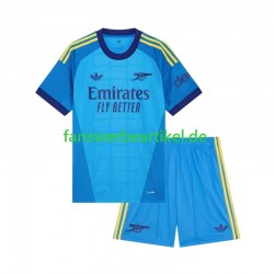 Torwart Trikot Arsenal Kinder Auswärtsausrüstung 2026-2027 Kurzarm