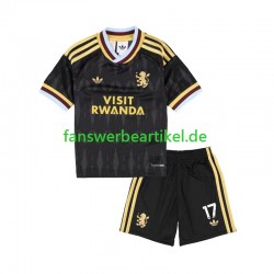 Alejandro Garnacho 17 Trikot Aston Villa Kinder Auswärtsausrüstung 2026-2027 Kurzarm