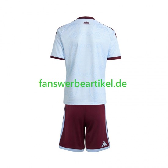 Trikot Aston Villa Kinder Ausweich ausrüstung 2026-2027 Kurzarm