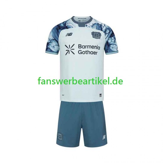 Trikot Bayer 04 Leverkusen Kinder Auswärtsausrüstung 2026-2027 Kurzarm
