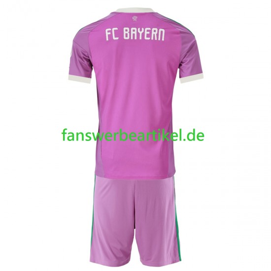 Torwart Trikot FC Bayern München Kinder Ausweich ausrüstung 2026-2027 Kurzarm