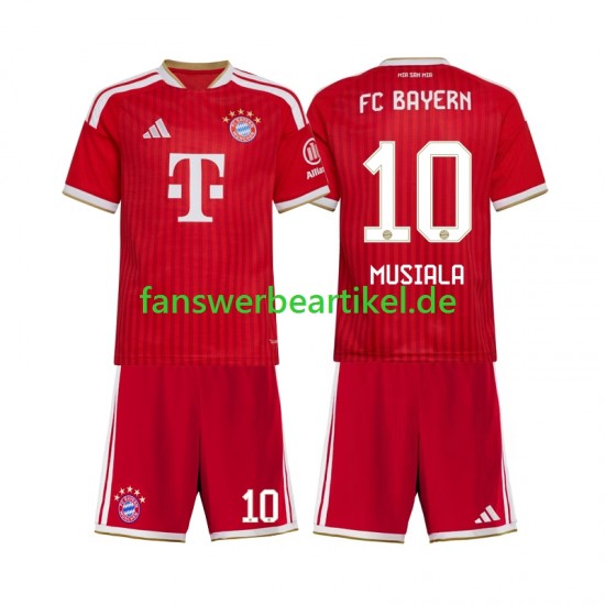 Jamal Musiala 10 Trikot FC Bayern München Kinder Heimausrüstung 2026-2027 Kurzarm