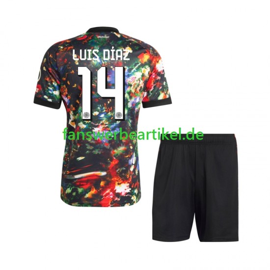 Luis Diaz 14 Oktoberfest Trikot FC Bayern München Kinder Heimausrüstung 2026-2027 Kurzarm