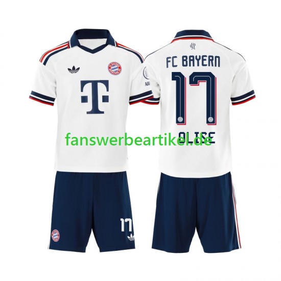 Michael Olise 17 Trikot FC Bayern München Kinder Auswärtsausrüstung 2026-2027 Kurzarm