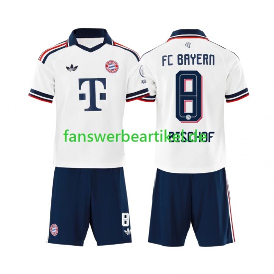 Tom Bischof 8 Trikot FC Bayern München Kinder Auswärtsausrüstung 2026-2027 Kurzarm