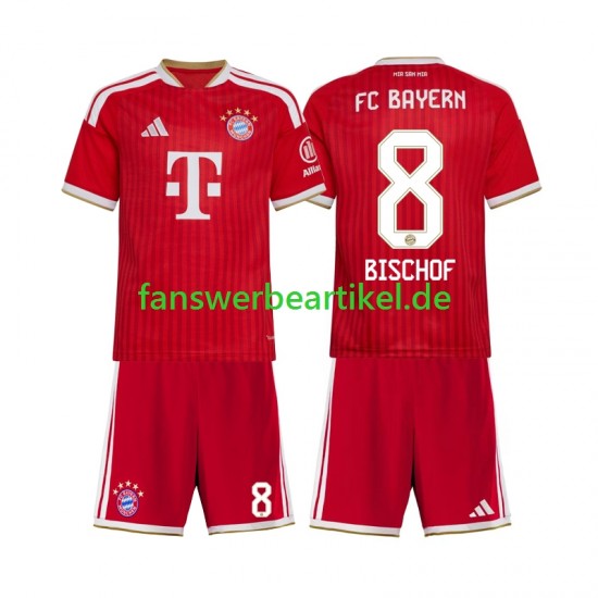 Tom Bischof 8 Trikot FC Bayern München Kinder Heimausrüstung 2026-2027 Kurzarm