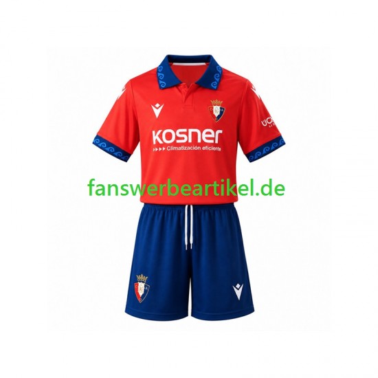 Trikot CA Osasuna Kinder Heimausrüstung 2026-2027 Kurzarm