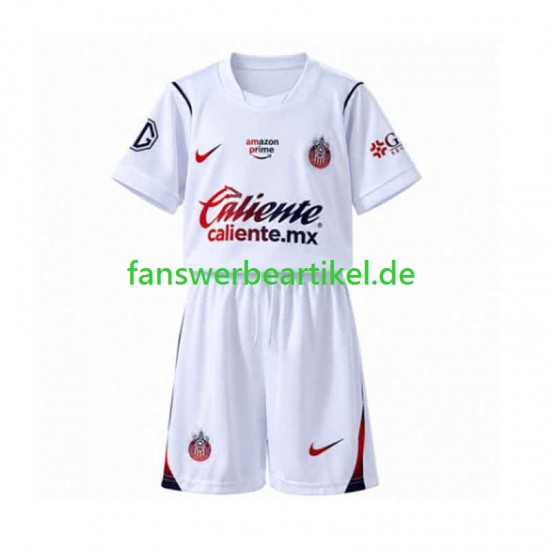 Trikot Deportivo Guadalajara Kinder Auswärtsausrüstung 2026-2027 Kurzarm