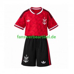 Trikot CR Flamengo Kinder Ausweich ausrüstung 2026-2027 Kurzarm