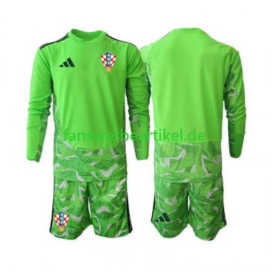 Torwart Trikot Kroatien Kinder Heimausrüstung 2026-2027 Langarm