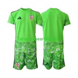 Torwart Trikot Kroatien Kinder Heimausrüstung 2026-2027 Kurzarm