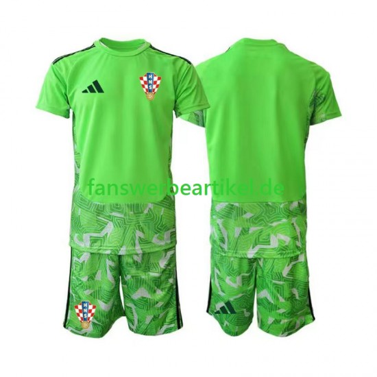 Torwart Trikot Kroatien Kinder Heimausrüstung 2026-2027 Kurzarm