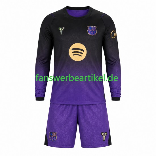 Trikot FC Barcelona Kinder Auswärtsausrüstung 2026-2027 Langarm