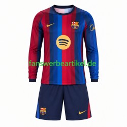 Trikot FC Barcelona Kinder Heimausrüstung 2026-2027 Langarm