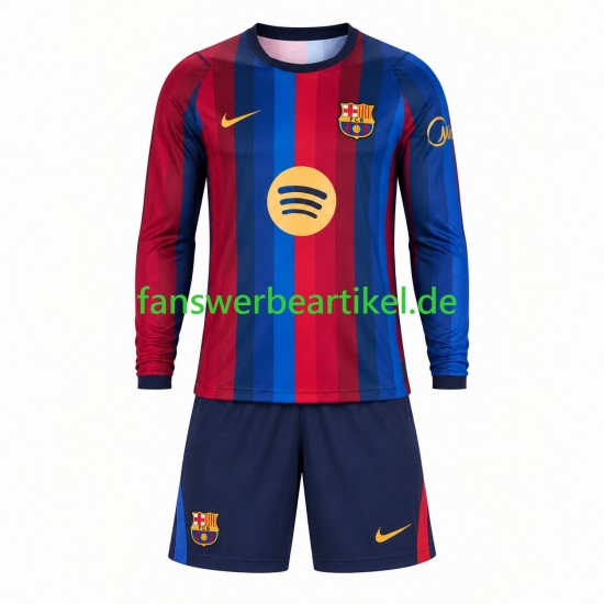 Trikot FC Barcelona Kinder Heimausrüstung 2026-2027 Langarm