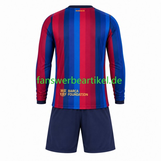 Trikot FC Barcelona Kinder Heimausrüstung 2026-2027 Langarm