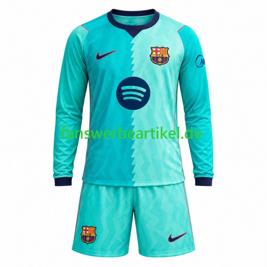 Trikot FC Barcelona Kinder Ausweich ausrüstung 2026-2027 Langarm