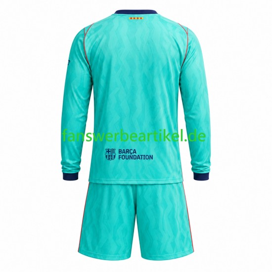 Trikot FC Barcelona Kinder Ausweich ausrüstung 2026-2027 Langarm