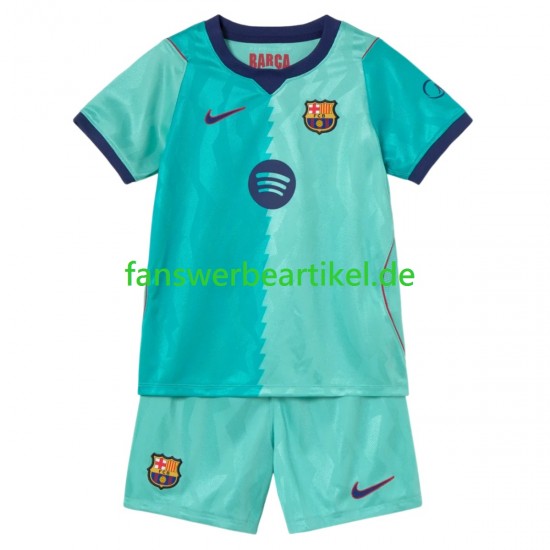 Trikot FC Barcelona Kinder Ausweich ausrüstung 2026-2027 Kurzarm