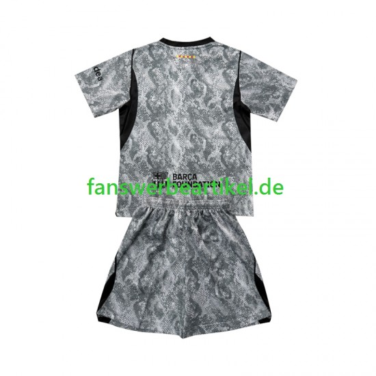 Torwart Trikot FC Barcelona Kinder Auswärtsausrüstung 2026-2027 Kurzarm