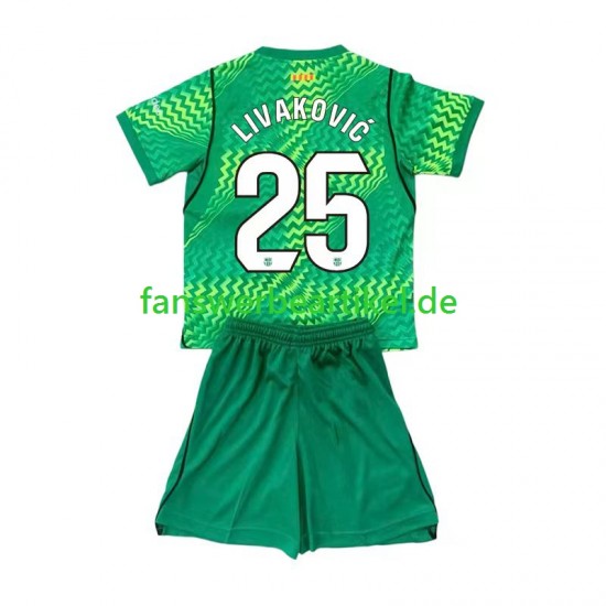 Dominik Livakovic 25 Torwart Trikot FC Barcelona Kinder Heimausrüstung 2026-2027 Kurzarm