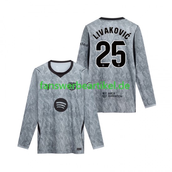 Dominik Livakovic 25 Torwart Trikot FC Barcelona Herren Auswärtsausrüstung 2026-2027 Langarm