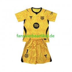 Joan Garcia 1 Torwart Trikot FC Barcelona Kinder Viertes ausrüstung 2026-2027 Kurzarm