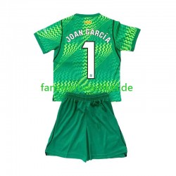 Joan Garcia 1 Torwart Trikot FC Barcelona Kinder Heimausrüstung 2026-2027 Kurzarm