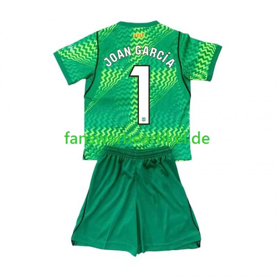 Joan Garcia 1 Torwart Trikot FC Barcelona Kinder Heimausrüstung 2026-2027 Kurzarm