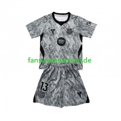 Wojciech Szczesny 13 Torwart Trikot FC Barcelona Kinder Auswärtsausrüstung 2026-2027 Kurzarm