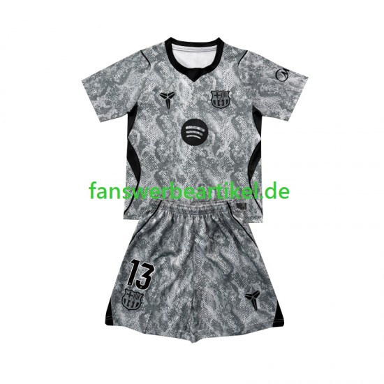 Wojciech Szczesny 13 Torwart Trikot FC Barcelona Kinder Auswärtsausrüstung 2026-2027 Kurzarm