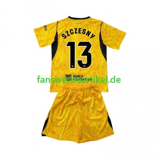 Wojciech Szczesny 13 Torwart Trikot FC Barcelona Kinder Viertes ausrüstung 2026-2027 Kurzarm